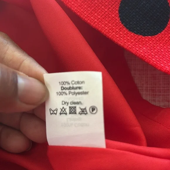 J. Crew Red and Black polka dotted Sheath Mini Dress - Picture 8 of 8